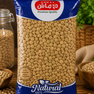Damas grüne Linsen 800g- عدس
