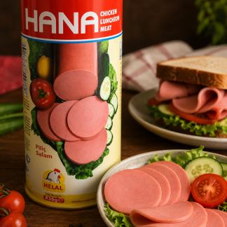 Hänschen Fleisch Hana 835g-مرتديلا هنا دجاج