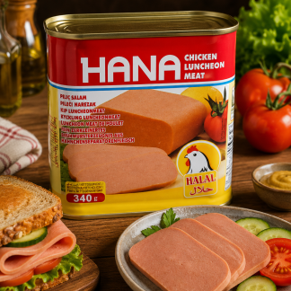 Hänschen Fleisch Hana 340g-مرتديلا هنا