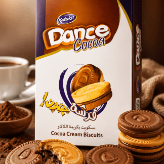 Kakaocreme-Doppelkekse 24 Stück-بسكوت بكريمة الكاكو