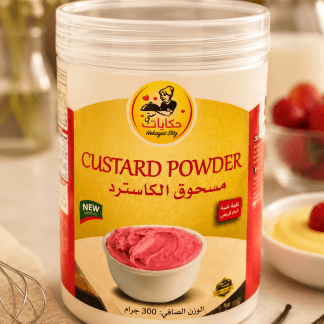Puddingpulver mit Erdbeergeschmack 300g- مسحوق الكاسترد
