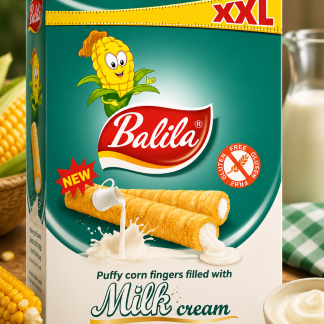 Maisröllchen mit Milchcremefüllung بسكوت بالحليب